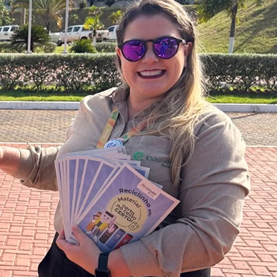 Smiling woman at an Eldorado event