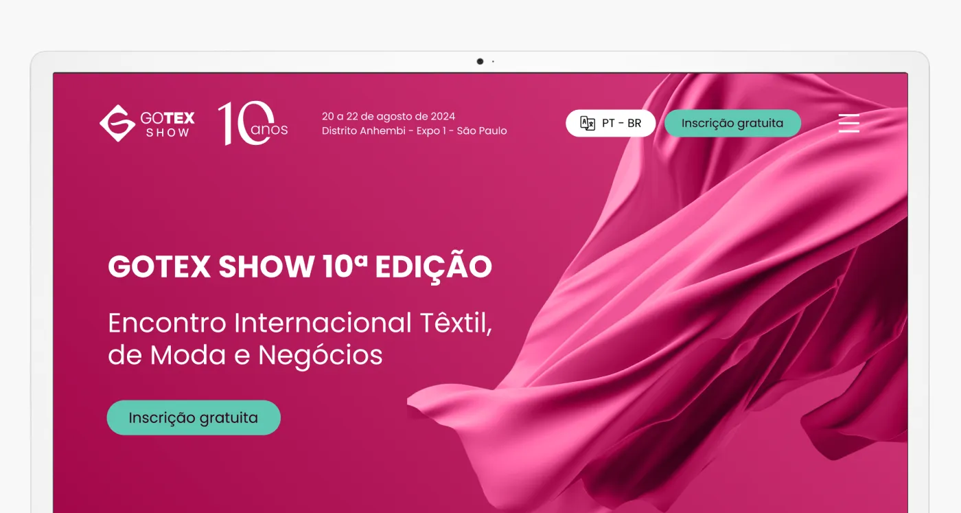 Sitio web de Gotex Show