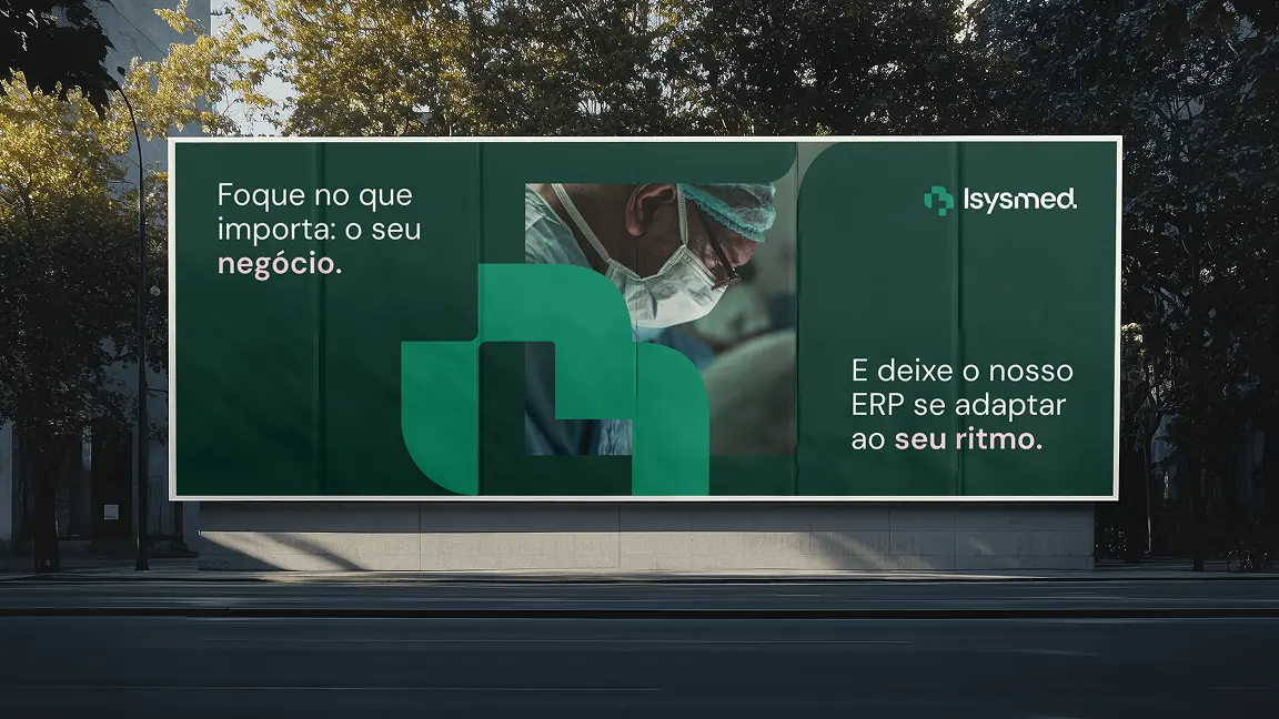 Isysmed street advertisement