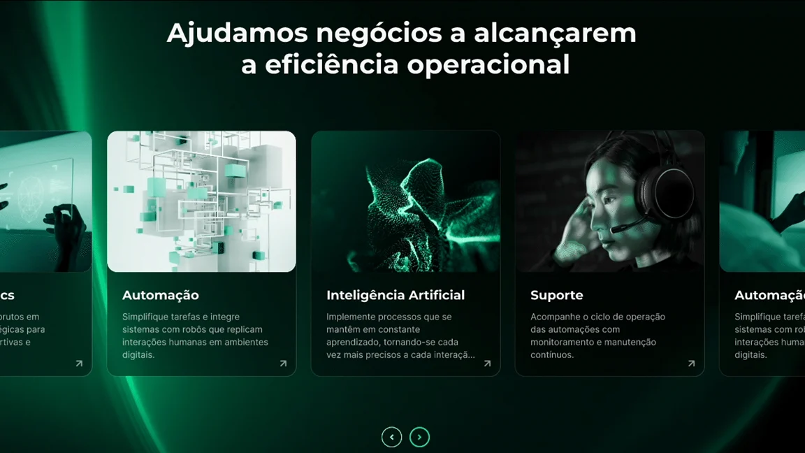 Visuais completo do site Smarthis